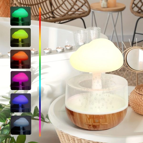 فواحة بإضاءة LED متعددة الألوان - تجربة استرخاء مثالية - 5